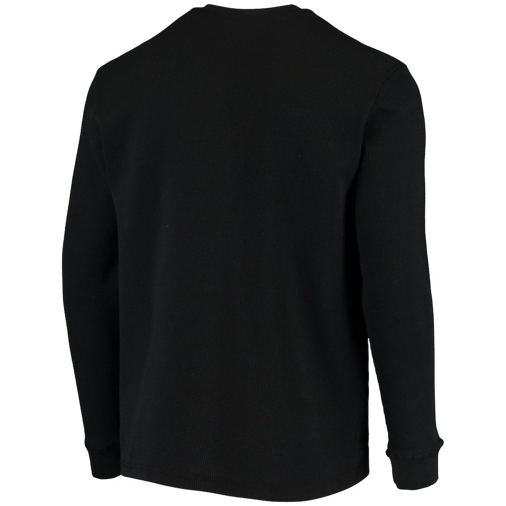 Cincinnati Bengals Dunbrooke Logo Maverick Thermal Henley Long Sleeve T-Shirt Black - NFL