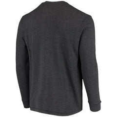 Philadelphia Eagles Dunbrooke Logo Maverick Thermal Henley Long Sleeve T-Shirt Charcoal - NFL