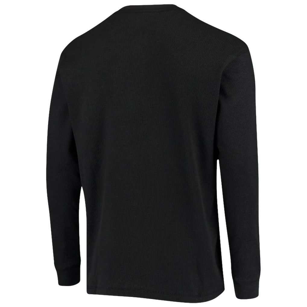 Atlanta Falcons Dunbrooke Logo Maverick Thermal Henley Long Sleeve T-Shirt Black - NFL