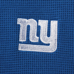 New York Giants Dunbrooke Logo Maverick Thermal Henley Long Sleeve T-Shirt Royal - NFL