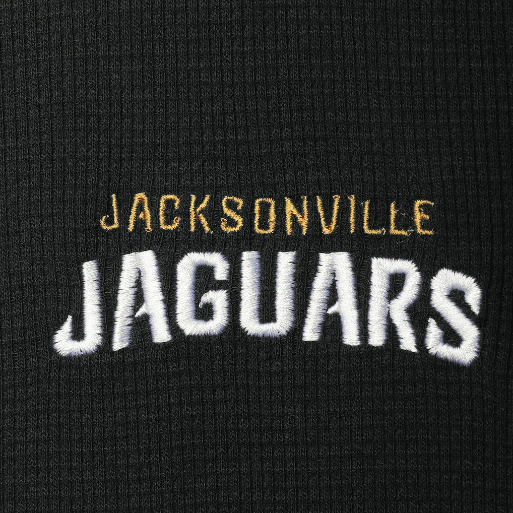 Jacksonville Jaguars Dunbrooke Logo Maverick Thermal Henley Long Sleeve T-Shirt Black - NFL