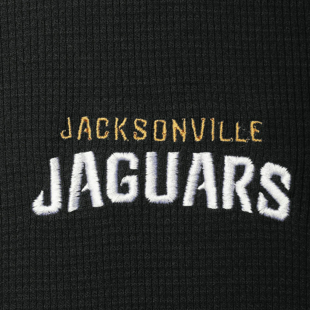 Jacksonville Jaguars Dunbrooke Logo Maverick Thermal Henley Long Sleeve T-Shirt Black - NFL