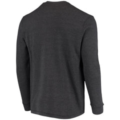 Detroit Lions Dunbrooke Logo Maverick Thermal Henley Long Sleeve T-Shirt Charcoal - NFL