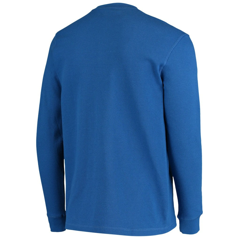 Los Angeles Rams Dunbrooke Logo Maverick Thermal Henley Long Sleeve T-Shirt Royal - NFL