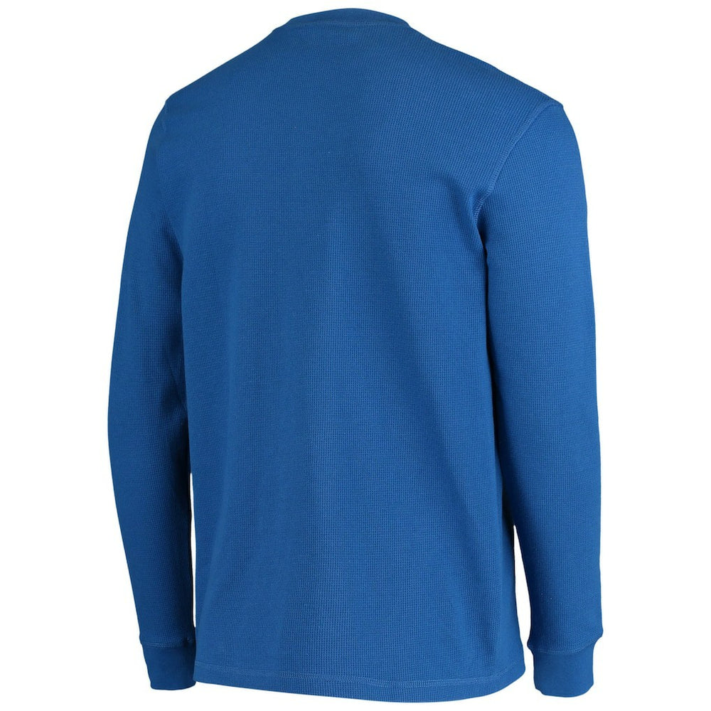 Los Angeles Rams Dunbrooke Logo Maverick Thermal Henley Long Sleeve T-Shirt Royal - NFL