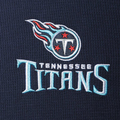 Tennessee Titans Dunbrooke Logo Maverick Thermal Henley Long Sleeve T-Shirt Navy - NFL