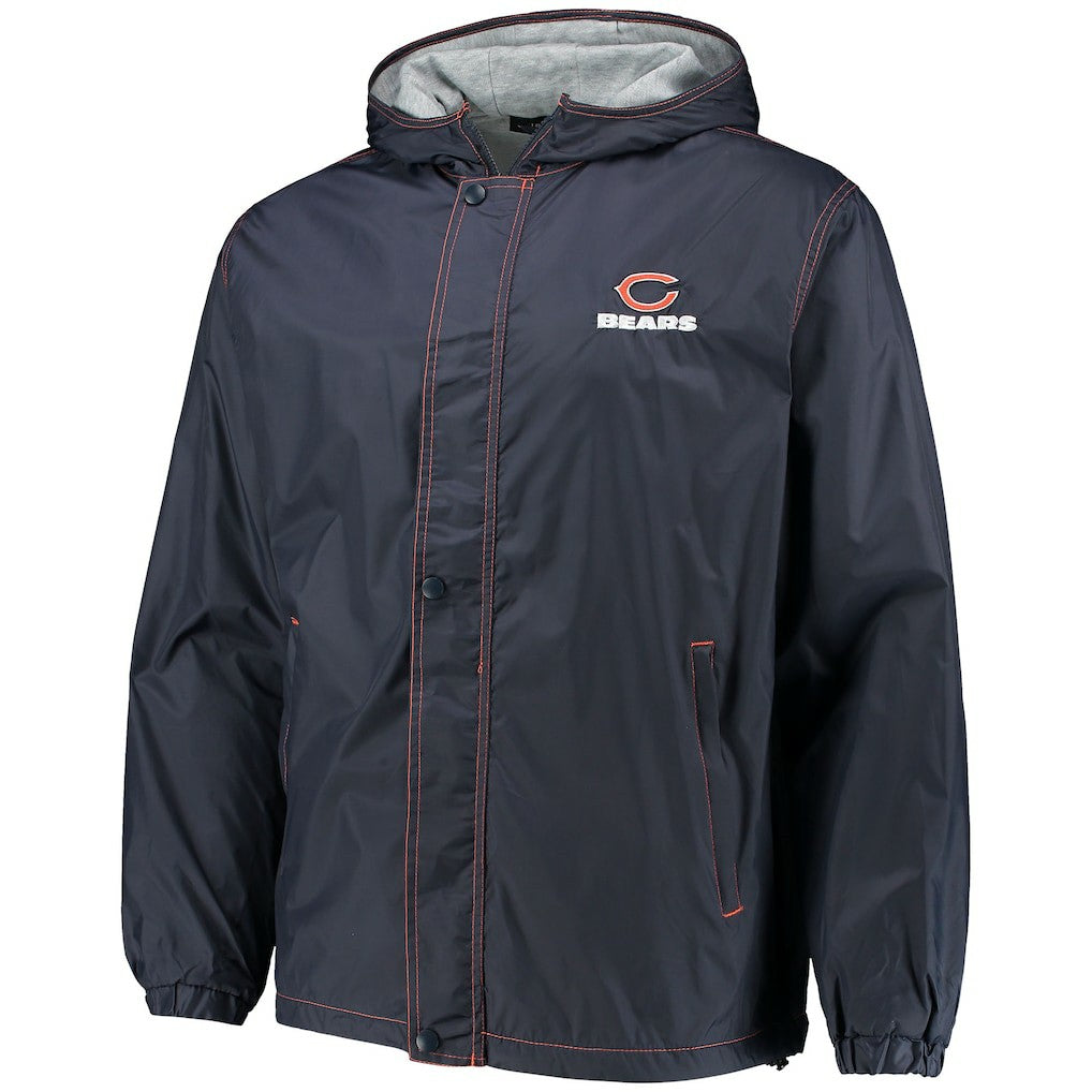 Chicago Bears Dunbrooke Logo Legacy Stadium Full-Zip Jacket- Navy - NFL