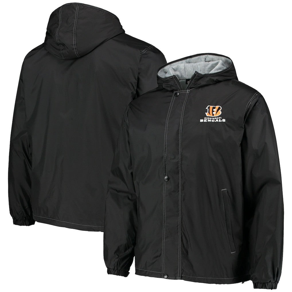 Cincinnati Bengals Dunbrooke Logo Legacy Stadium Full-Zip Jacket- Black - NFL
