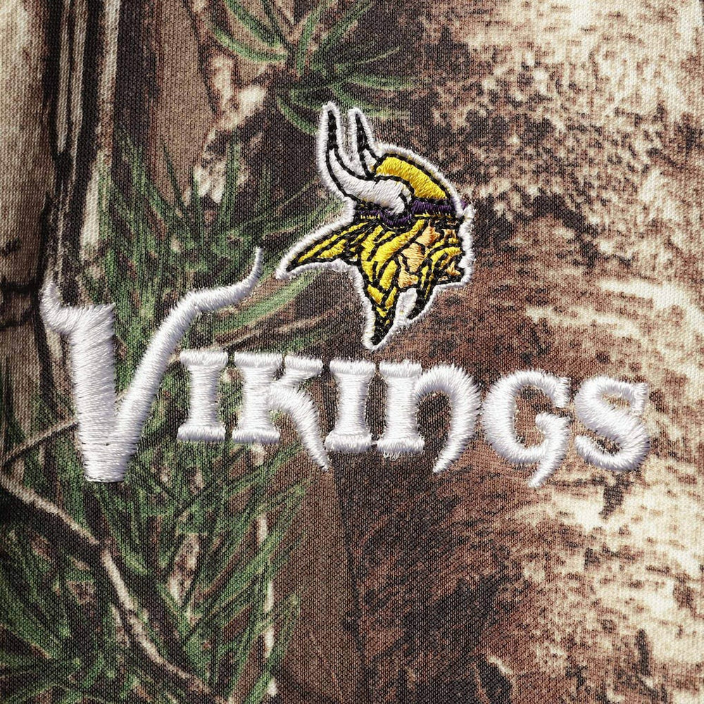 Minnesota Vikings Dunbrooke Circle Champion Tech Fleece Pullover Hoodie Realtree Camo - NFL
