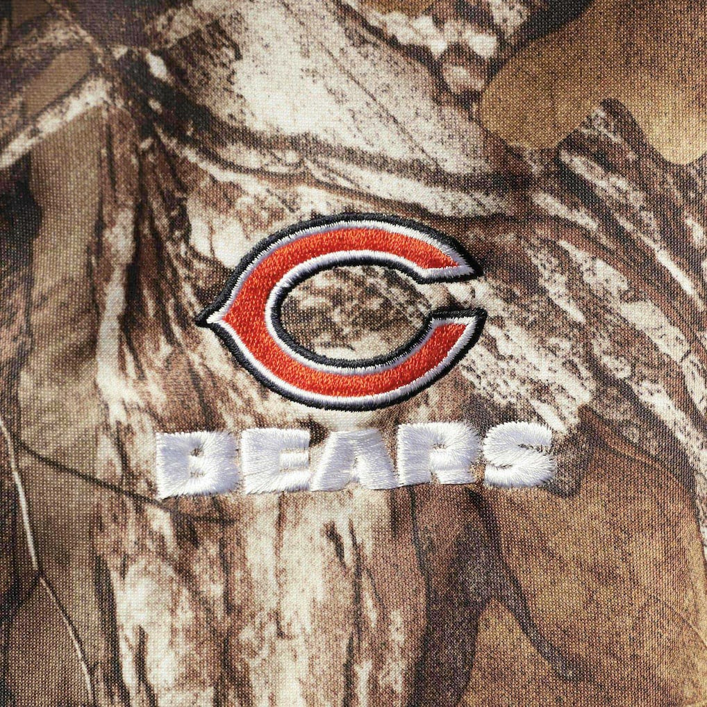 Chicago Bears Dunbrooke Circle Champion Tech Fleece Pullover Hoodie Realtree Camo - NFL