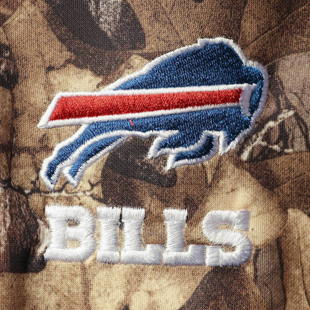 Buffalo Bills Dunbrooke Circle Champion Tech Fleece Pullover Hoodie Realtree Camo - NFL