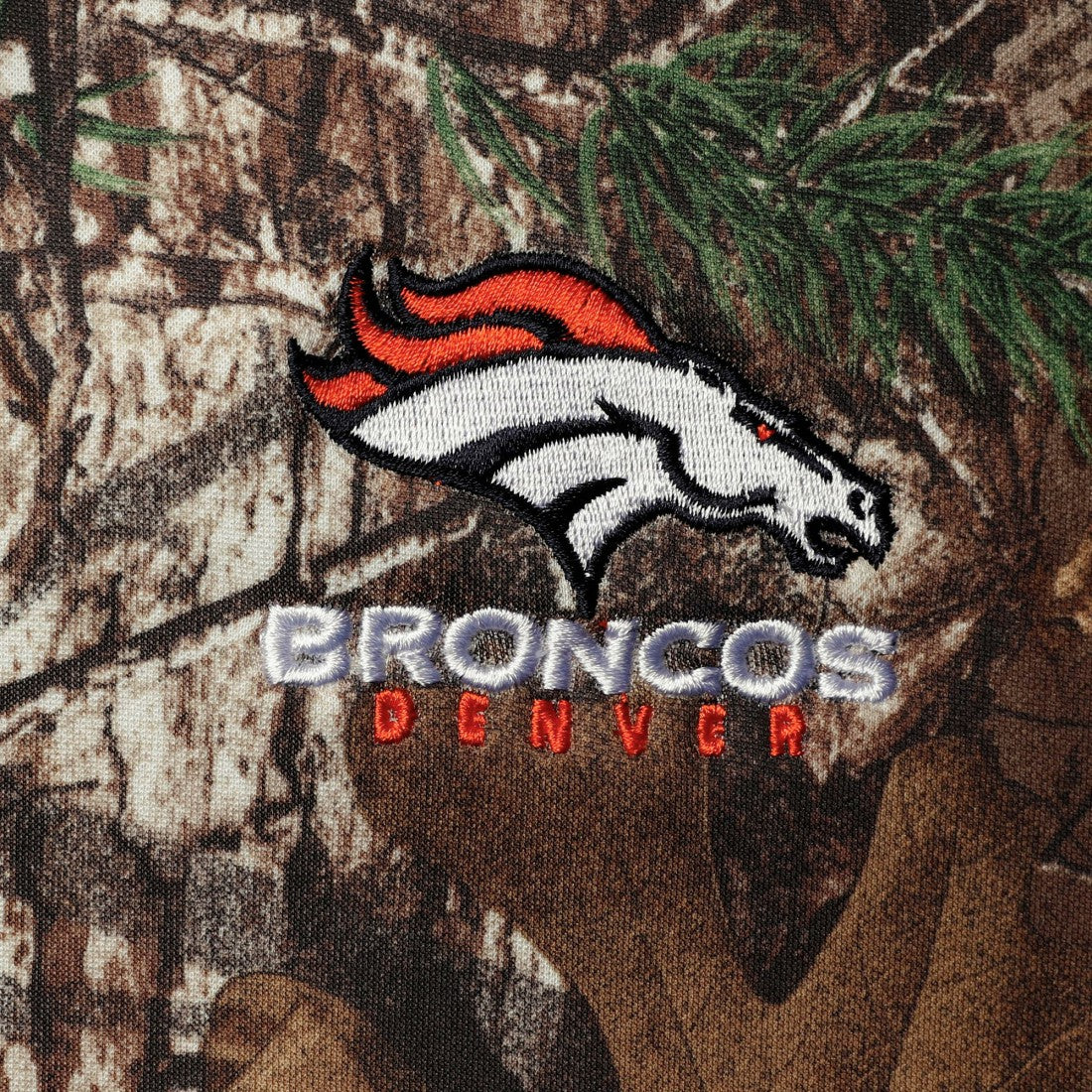 Denver Broncos Dunbrooke Circle Champion Tech Fleece Pullover Hoodie Realtree Camo - NFL