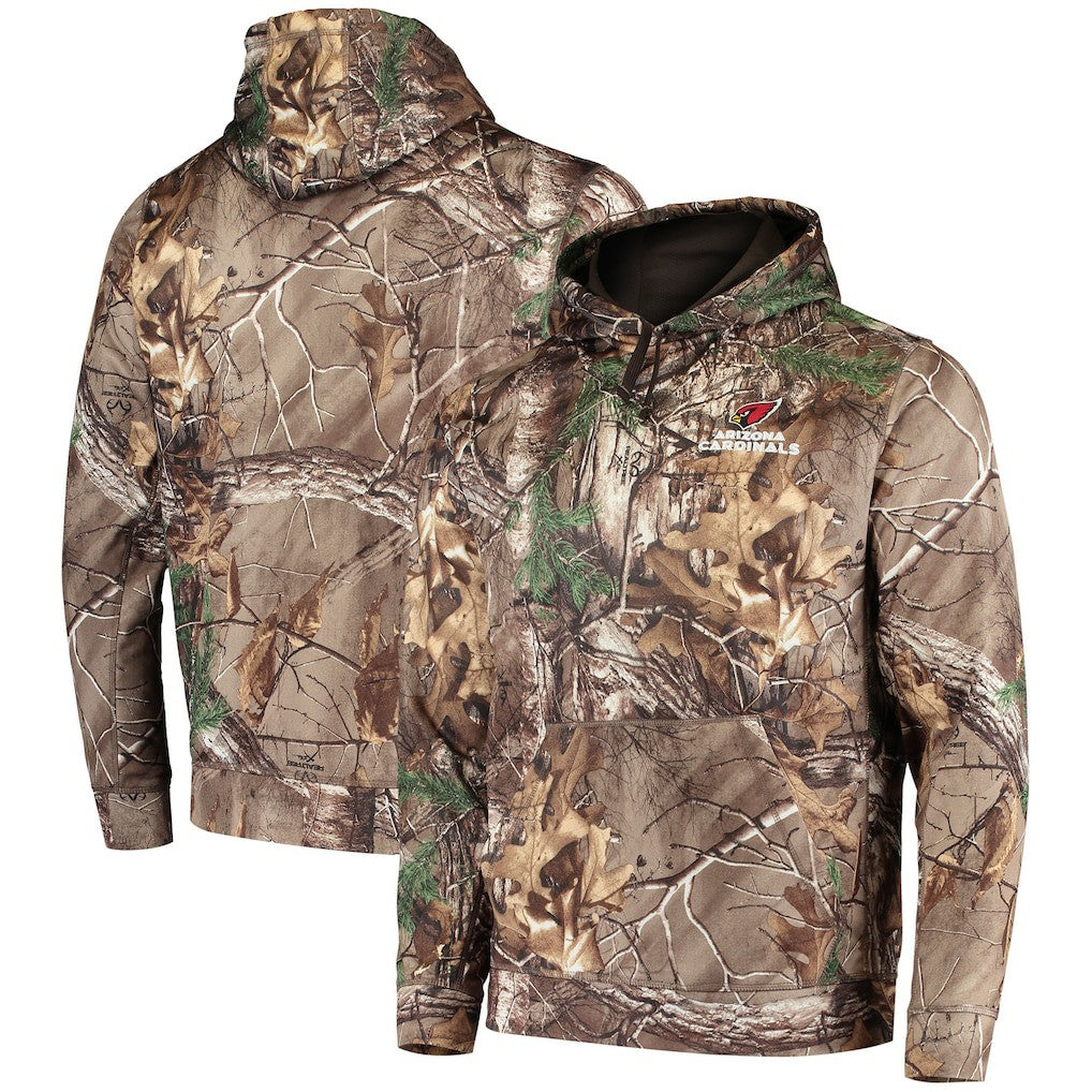 Arizona Cardinals Dunbrooke Circle Champion Tech Fleece Pullover Hoodie Realtree Camo - NFL