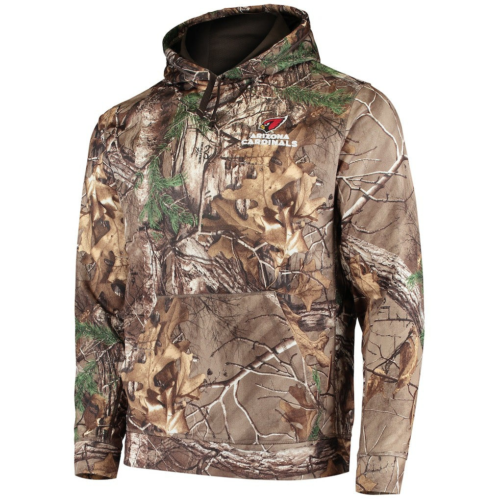 Arizona Cardinals Dunbrooke Circle Champion Tech Fleece Pullover Hoodie Realtree Camo - NFL