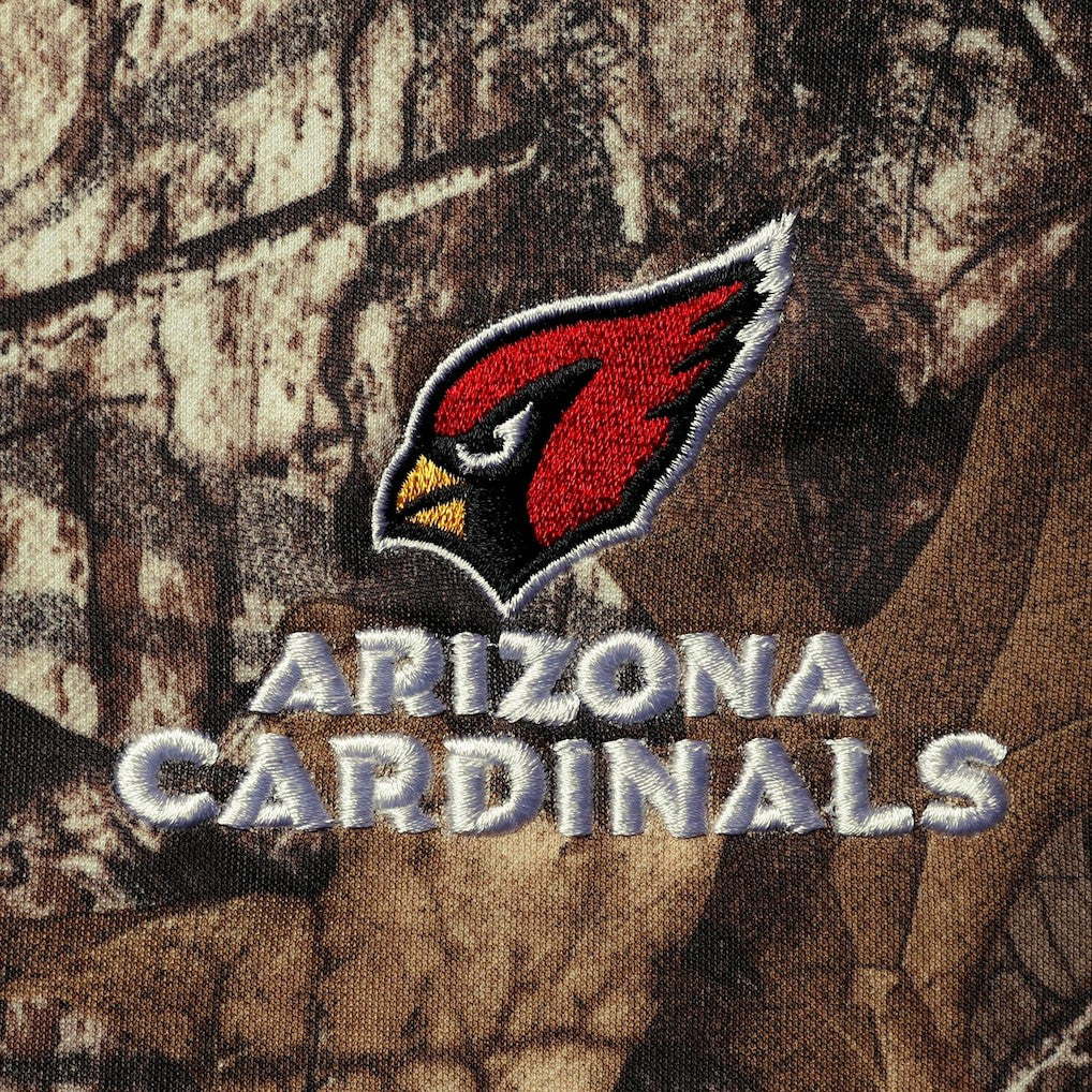 Arizona Cardinals Dunbrooke Circle Champion Tech Fleece Pullover Hoodie Realtree Camo - NFL
