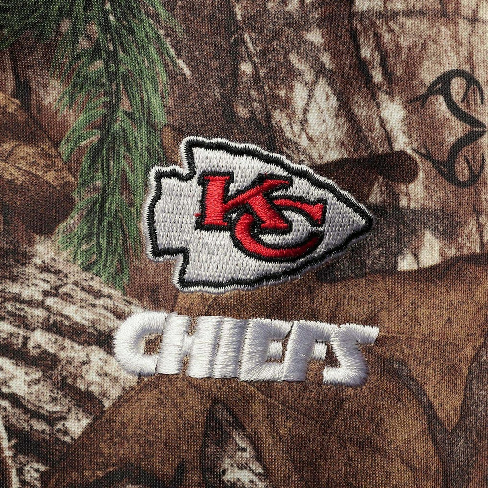 Kansas City Chiefs Dunbrooke Circle Champion Tech Fleece Pullover Hoodie Realtree Camo - NFL