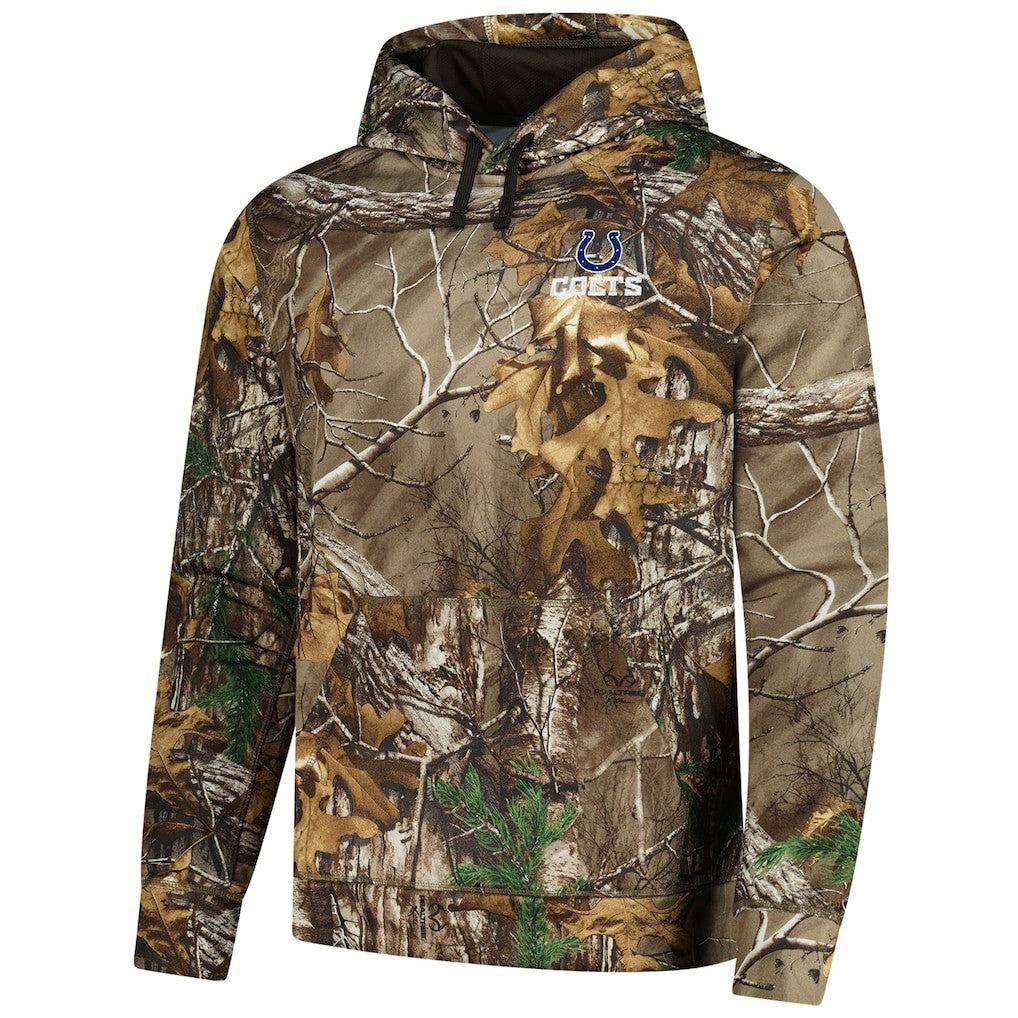 Indianapolis Colts Dunbrooke Circle Champion Tech Fleece Pullover Hoodie Realtree Camo - NFL