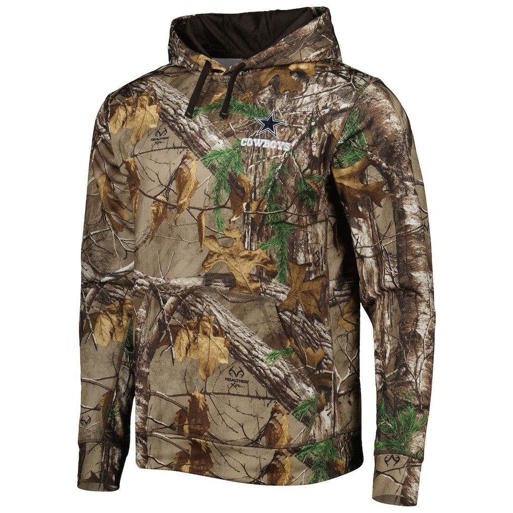 Dallas Cowboys Champion Tech Fleece Pullover Hoodie Realtree Camo - NFL