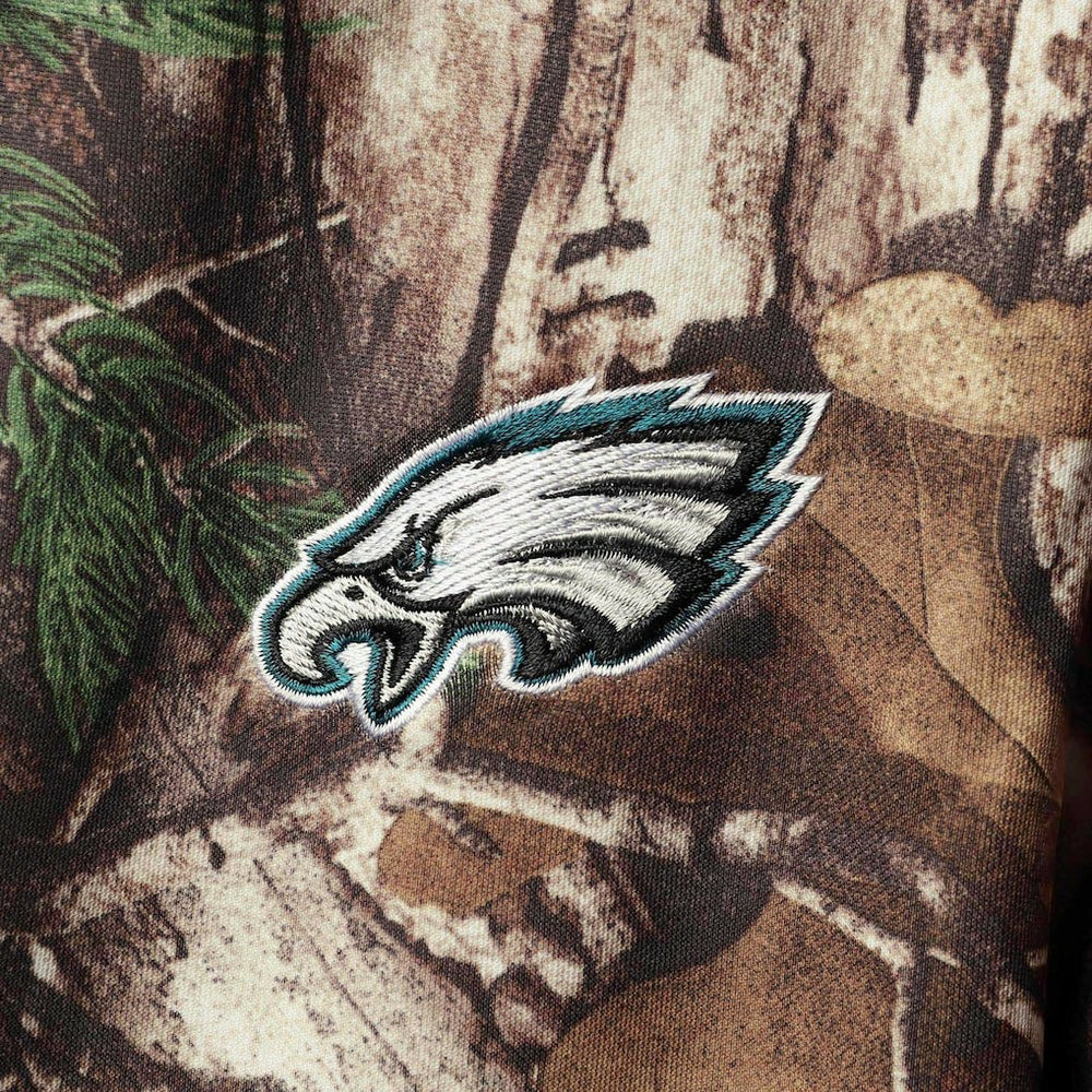 Philadelphia Eagles Dunbrooke Circle Champion Tech Fleece Pullover Hoodie Realtree Camo - NFL