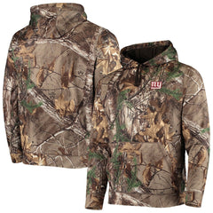 New York Giants Dunbrooke Circle Champion Tech Fleece Pullover Hoodie Realtree Camo - NFL