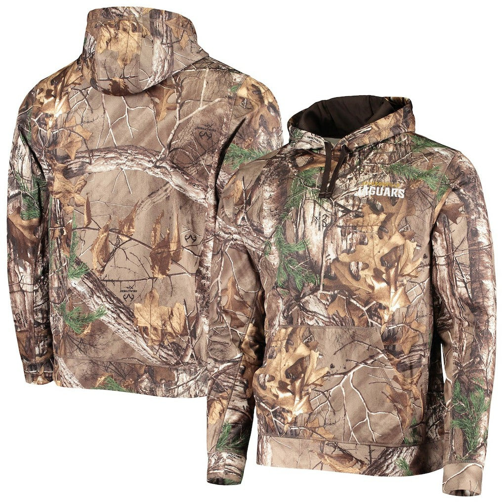 Jacksonville Jaguars Dunbrooke Circle Champion Tech Fleece Pullover Hoodie Realtree Camo - NFL