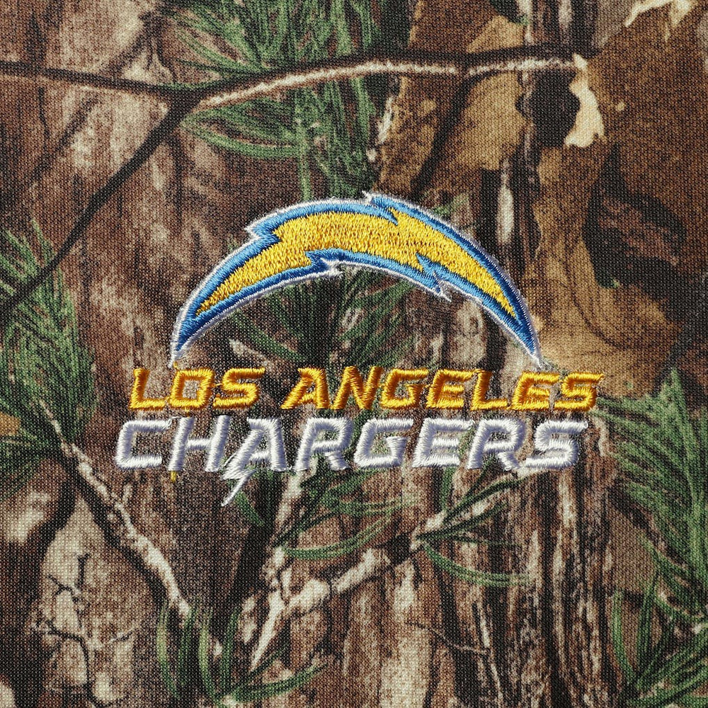 Los Angeles Chargers Dunbrooke Circle Champion Tech Fleece Pullover Hoodie Realtree Camo - NFL