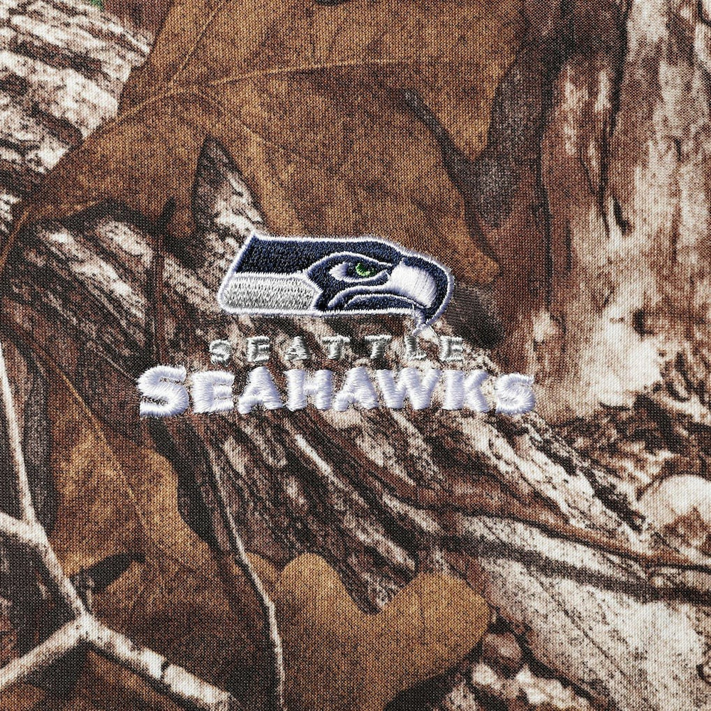 Seattle Seahawks Dunbrooke Circle Champion Tech Fleece Pullover Hoodie Realtree Camo - NFL