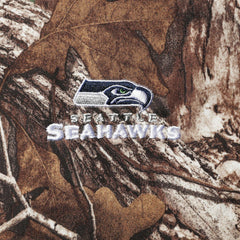Seattle Seahawks Dunbrooke Circle Champion Tech Fleece Pullover Hoodie Realtree Camo - NFL