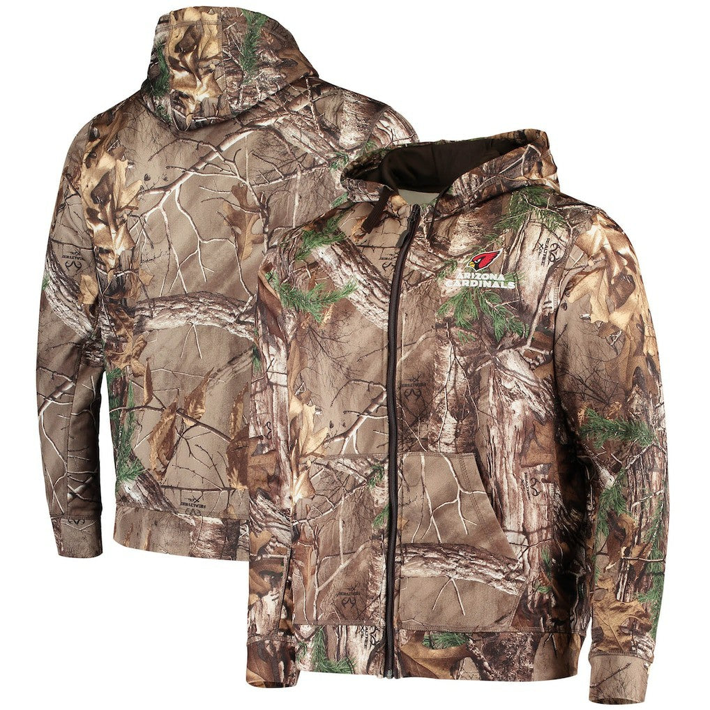 Arizona Cardinals Dunbrooke Trophy Tech Fleece Full-Zip Hoodie Realtree Camo - NFL
