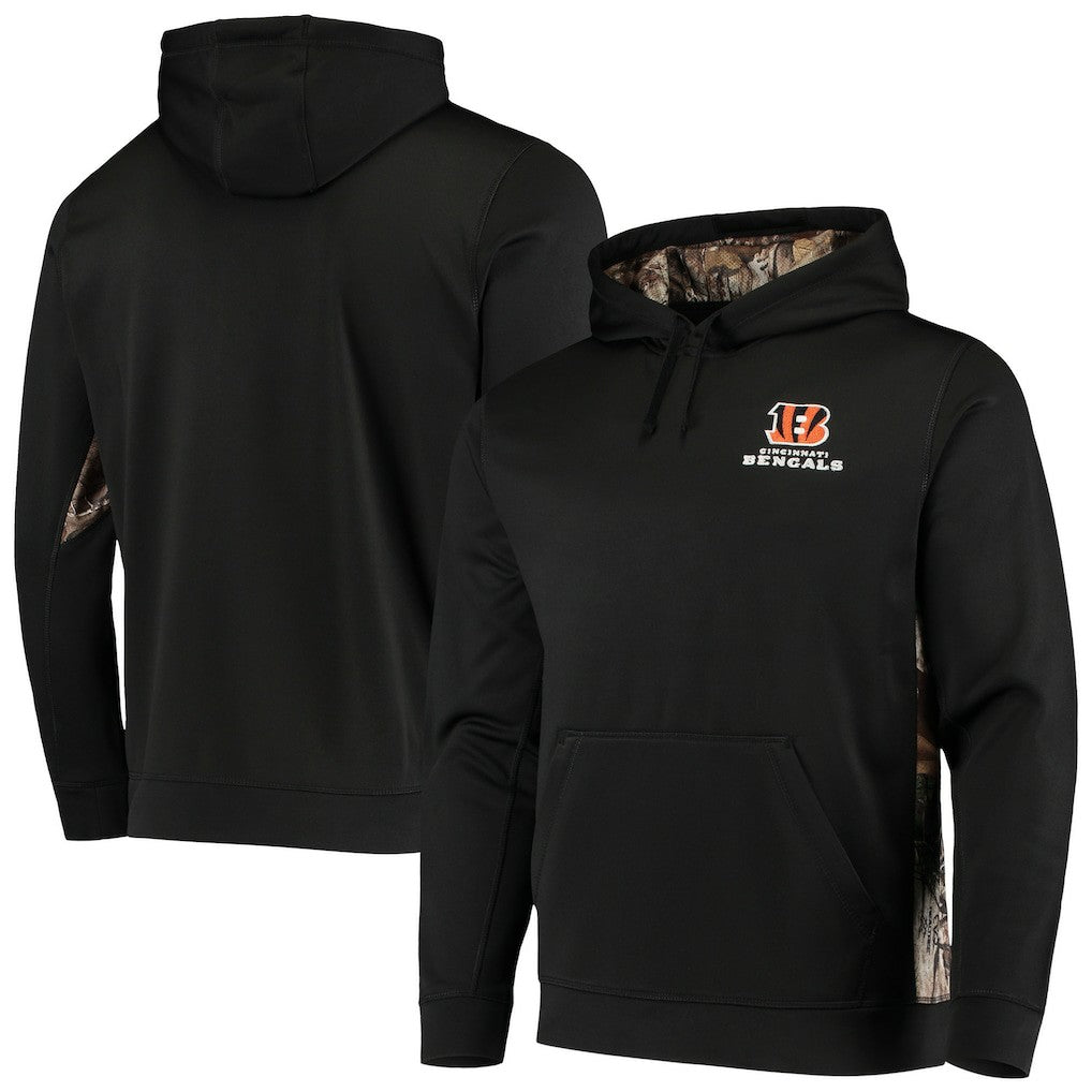 Cincinnati Bengals Dunbrooke Logo Ranger Pullover Hoodie Black/Realtree Camo - NFL