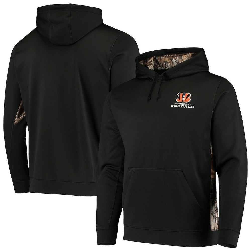 Cincinnati Bengals Dunbrooke Logo Ranger Pullover Hoodie Black/Realtree Camo - NFL
