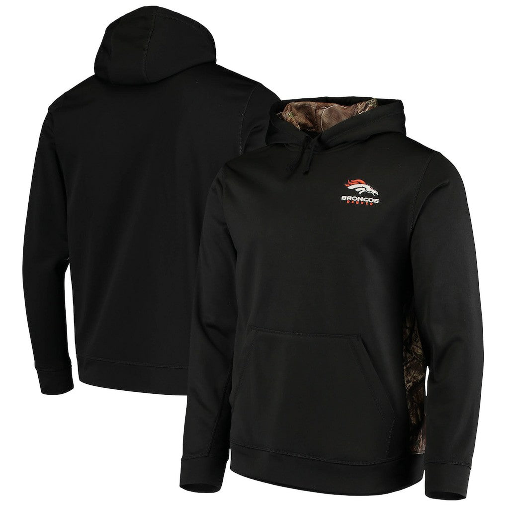 Denver Broncos Dunbrooke Logo Ranger Pullover Hoodie Black/Realtree Camo - NFL