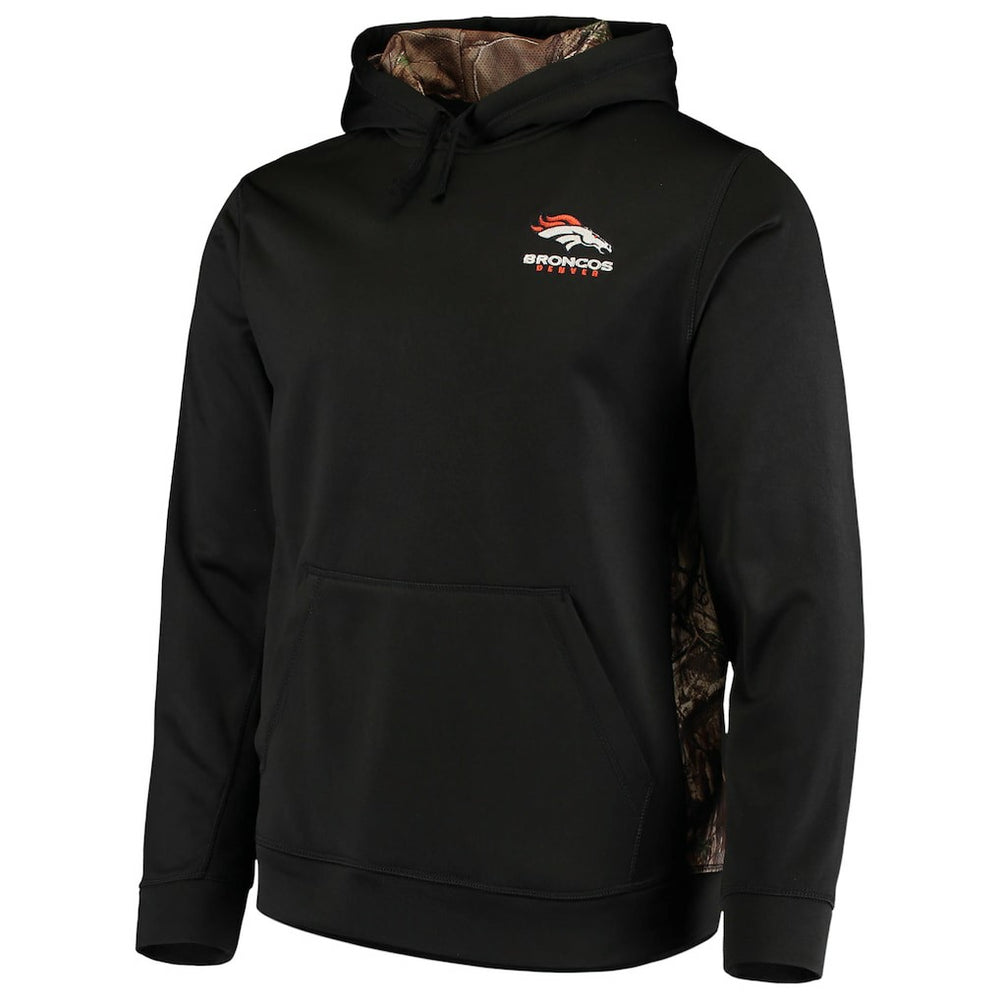 Denver Broncos Dunbrooke Logo Ranger Pullover Hoodie Black/Realtree Camo - NFL
