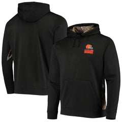 Cleveland Browns Dunbrooke Logo Ranger Pullover Hoodie Black/Realtree Camo - NFL