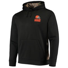 Cleveland Browns Dunbrooke Logo Ranger Pullover Hoodie Black/Realtree Camo - NFL
