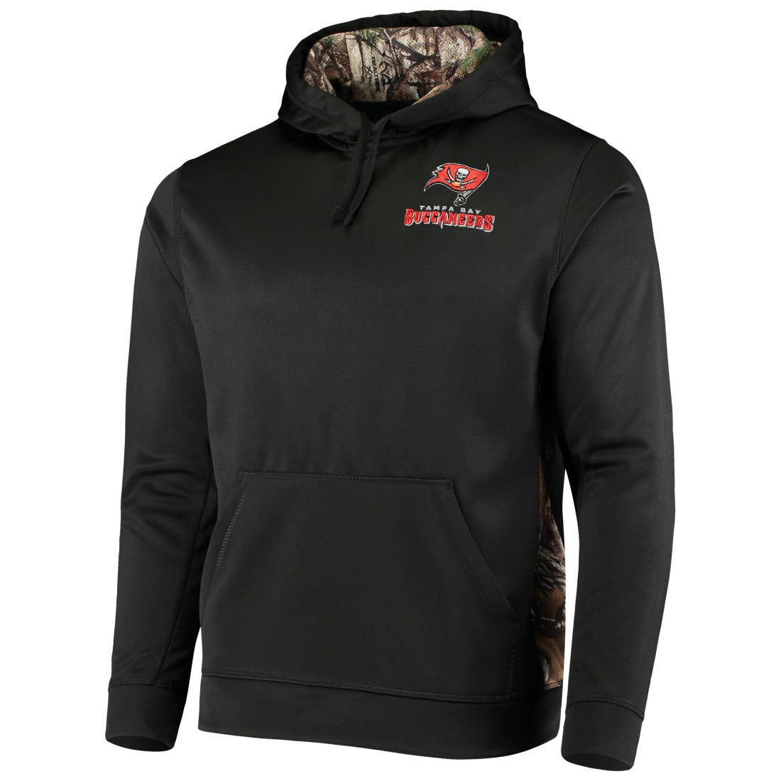 Tampa Bay Buccaneers Dunbrooke Logo Ranger Pullover Hoodie Black/Realtree Camo - NFL