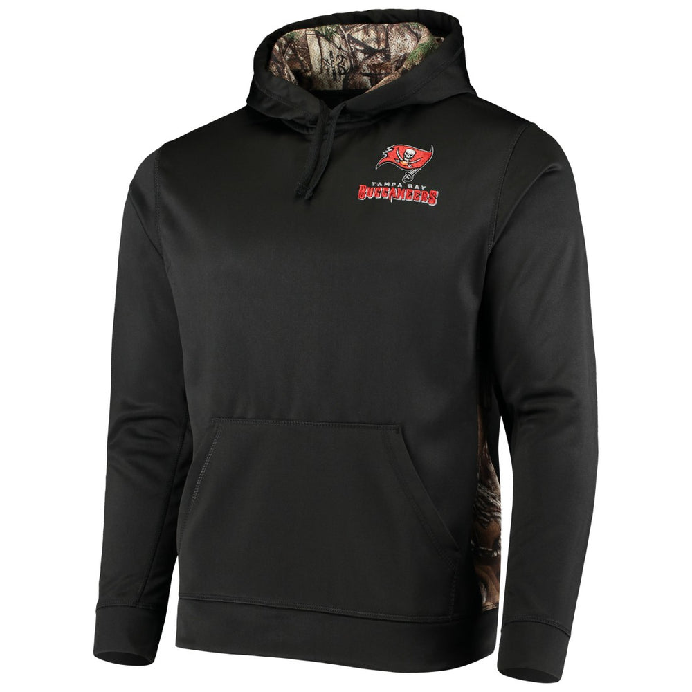 Tampa Bay Buccaneers Dunbrooke Logo Ranger Pullover Hoodie Black/Realtree Camo - NFL