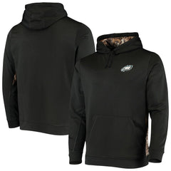 Philadelphia Eagles Dunbrooke Logo Ranger Pullover Hoodie Black/Realtree Camo - NFL