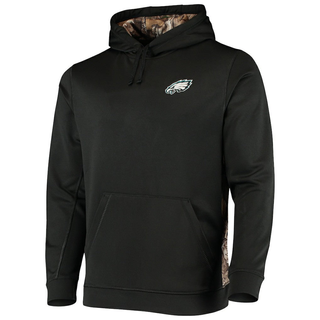 Philadelphia Eagles Dunbrooke Logo Ranger Pullover Hoodie Black/Realtree Camo - NFL