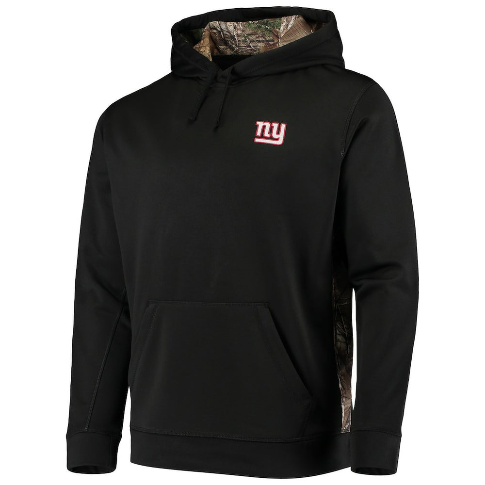 New York Giants Dunbrooke Logo Ranger Pullover Hoodie Black/Realtree Camo - NFL