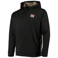 New York Giants Dunbrooke Logo Ranger Pullover Hoodie Black/Realtree Camo - NFL