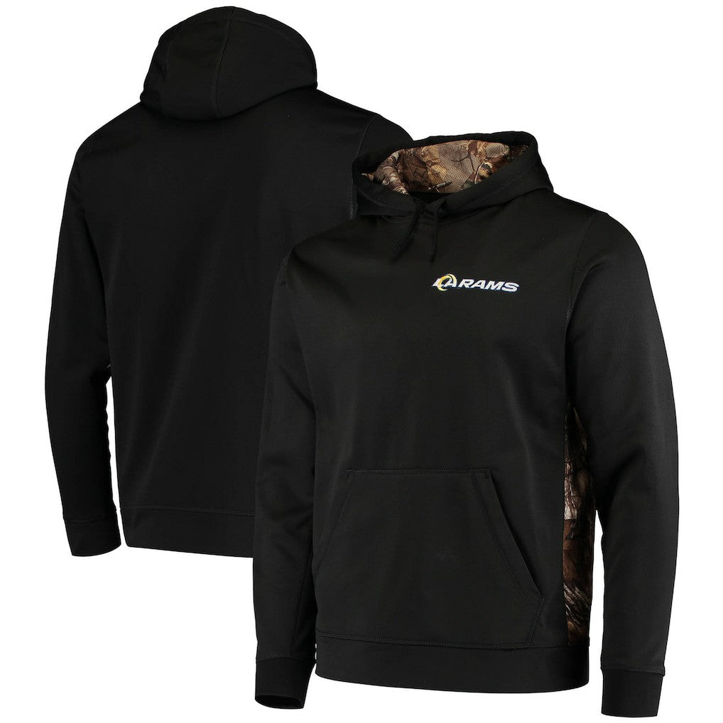 Los Angeles Rams Dunbrooke Logo Ranger Pullover Hoodie Black/Realtree Camo - NFL