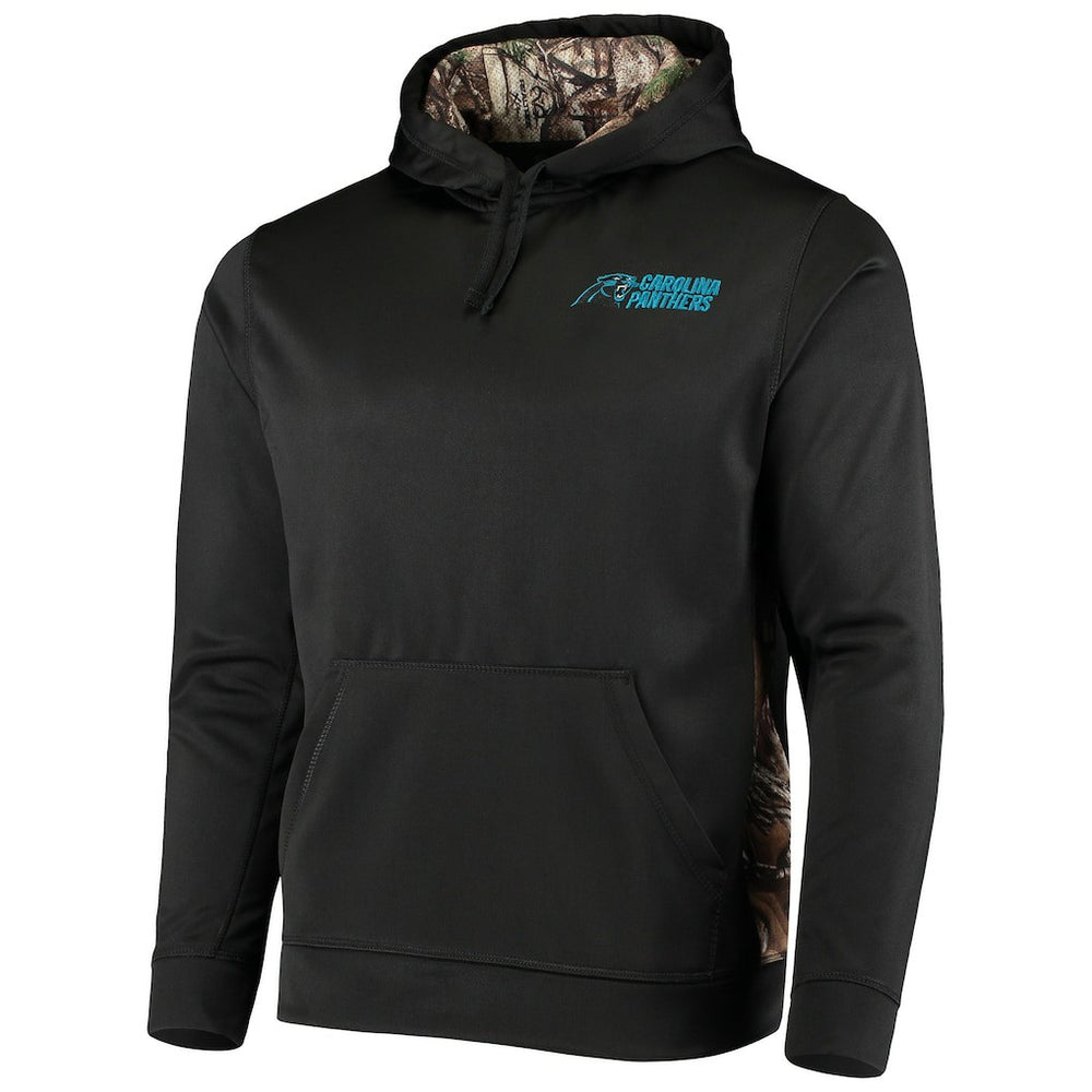 Carolina Panthers Dunbrooke Logo Ranger Pullover Hoodie Black/Realtree Camo - NFL