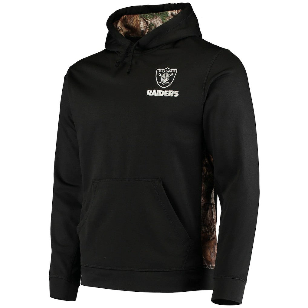 Las Vegas Raiders Dunbrooke Logo Ranger Pullover Hoodie Black/Realtree Camo - NFL