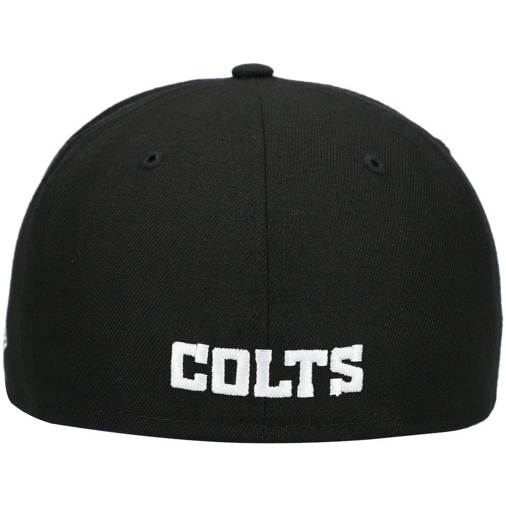Indianapolis Colts New Era Omaha 59FIFTY Fitted Hat Black - NFL