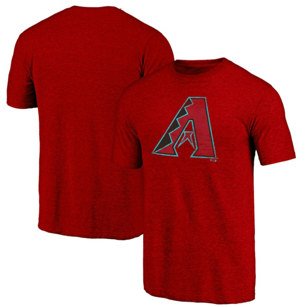 Arizona Diamondbacks Weathered Official Logo Tri-Blend T-Shirt Lifestyle