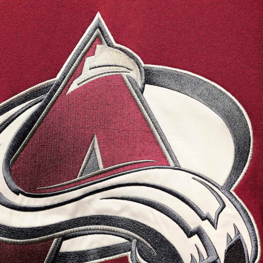 Nathan MacKinnon Colorado Avalanche - '47 Player Name & Number Lacer Pullover Hoodie Burgundy