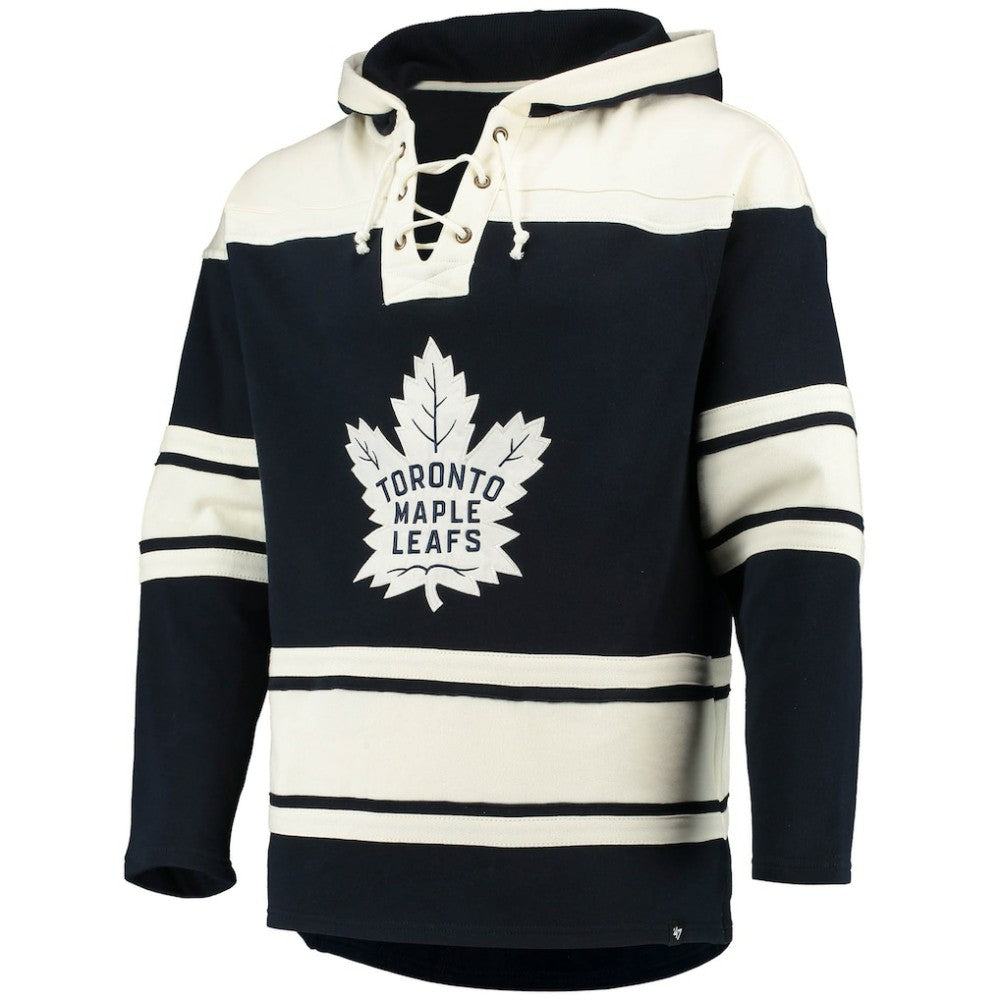Auston Matthews Toronto Maple Leafs - '47 Player Name & Number Lacer Pullover Hoodie Blue