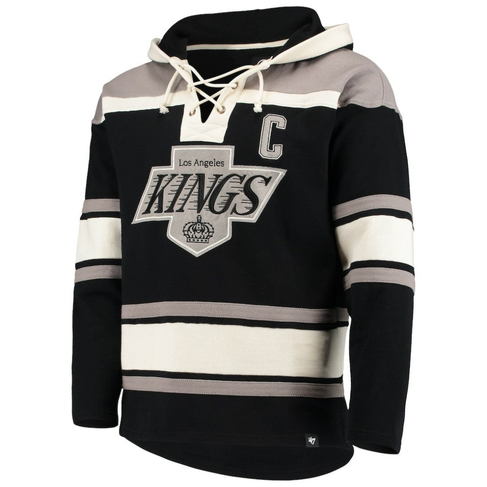 Wayne Gretzky Los Angeles Kings - '47 Retired Player Name & Number Lacer Pullover Hoodie Black