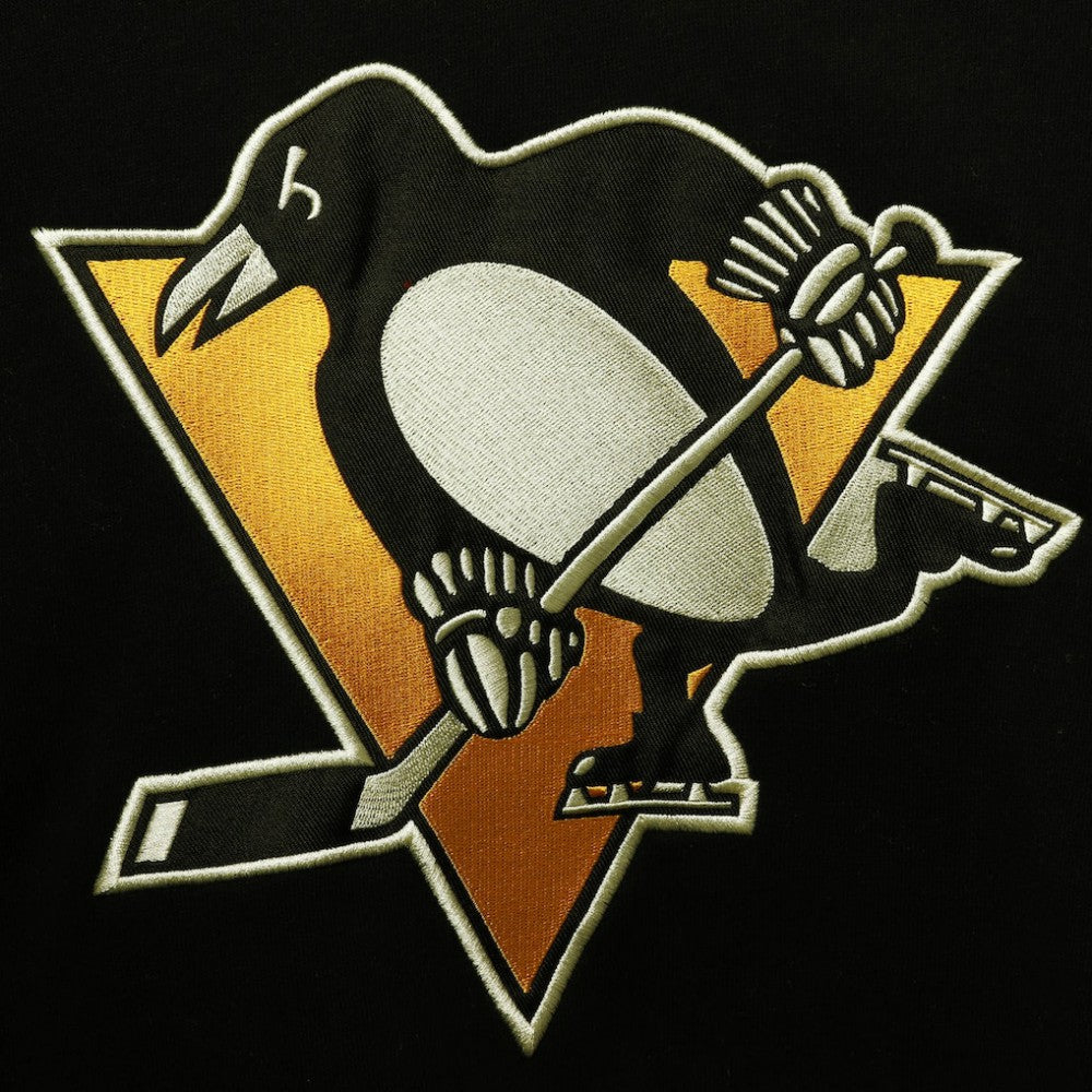 Mario Lemieux Pittsburgh Penguins '47 Retired Player Name & Number Lacer Pullover Hoodie Black